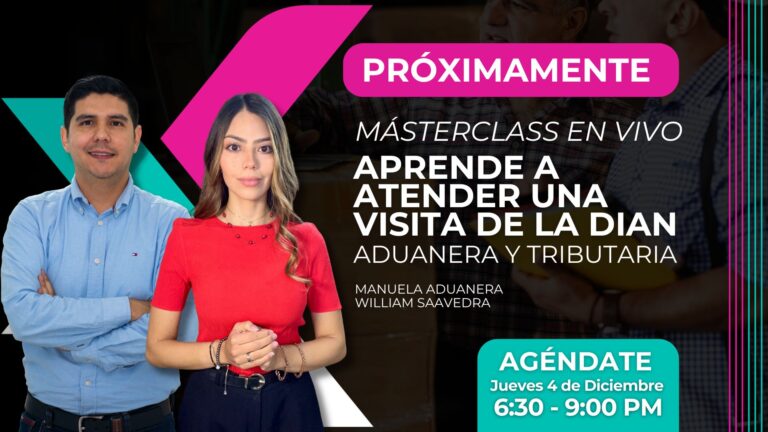 Aprende a atender una visita de la DIAN – MASTERCLASS EN VIVO